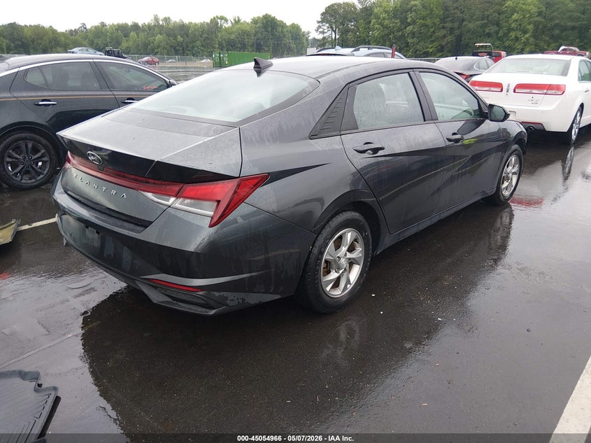 2021 Hyundai Elantra VIN 5NPLL4AG1MH048204 IAAI salvage auction — FRONT END, Salvage (North Carolina), sold $3,000 on 2026-07-15 (photo 4)