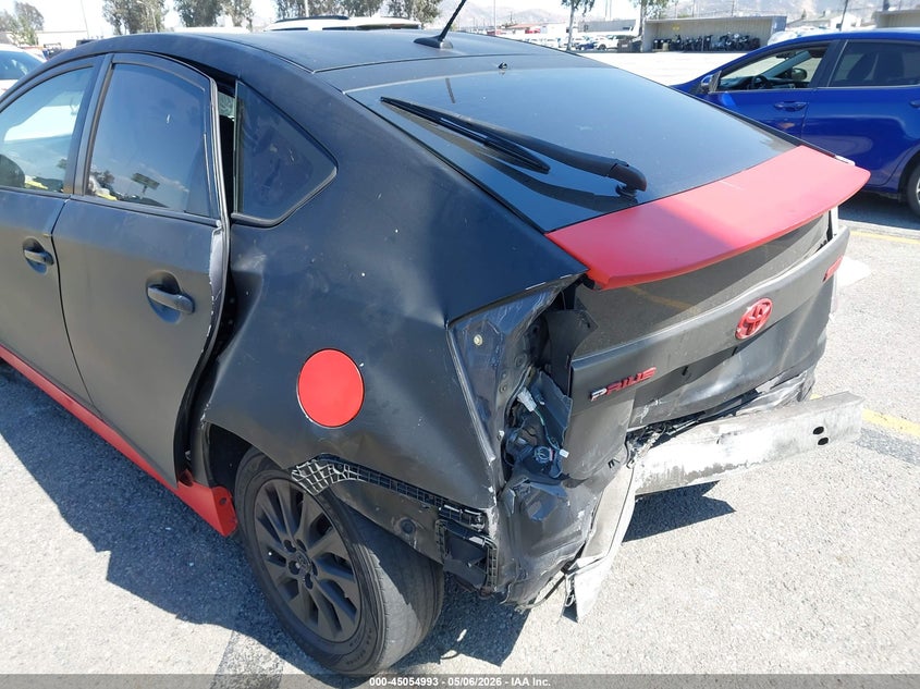 2012 Toyota Prius VIN JTDKN3DP6C3020842 IAAI salvage auction — REAR END, Salvage (California), sold $25 on 2026-07-28 (photo 6)