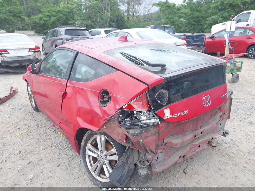 2011 Honda Cr-z VIN JHMZF1D60BS015761 IAAI salvage auction — FRONT & REAR, Salvage (Georgia), sold $350 on 2026-07-14 (photo 3)