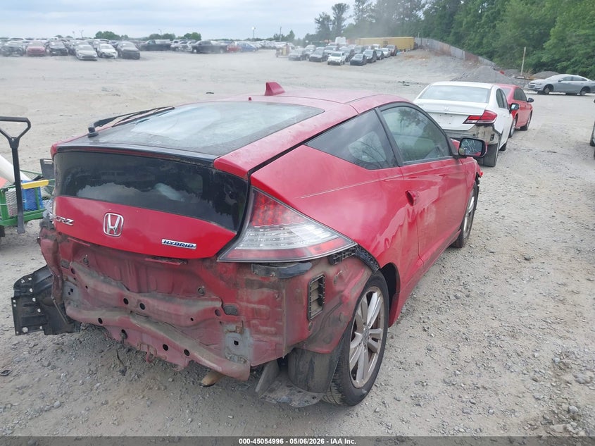 2011 Honda Cr-z VIN JHMZF1D60BS015761 IAAI salvage auction — FRONT & REAR, Salvage (Georgia), sold $350 on 2026-07-14 (photo 4)