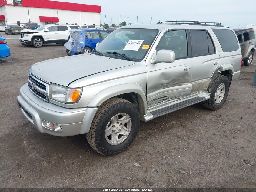 1999 Toyota 4runner VIN JT3GN87R5X0103299 IAAI salvage auction — SIDE, Clear (Arkansas), sold $925 on 2026-07-18 (photo 2)