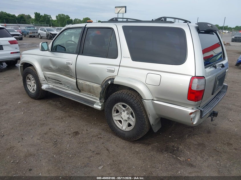 1999 Toyota 4runner VIN JT3GN87R5X0103299 IAAI salvage auction — SIDE, Clear (Arkansas), sold $925 on 2026-07-18 (photo 3)