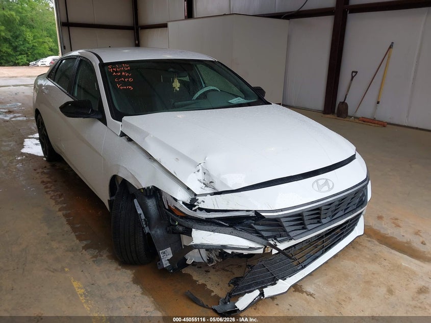 2025 Hyundai Elantra VIN KMHLM4DG0SU981521 IAAI salvage auction — SIDE, Salvage (North Carolina), sold $5,900 on 2026-07-10 (photo 1)