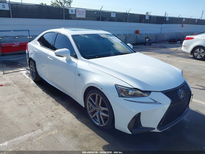 2017 Lexus Is VIN JTHBA1D23H5047723 IAAI salvage auction — SIDE, Salvage (California), sold $6,400 on 2026-07-12 (photo 1)