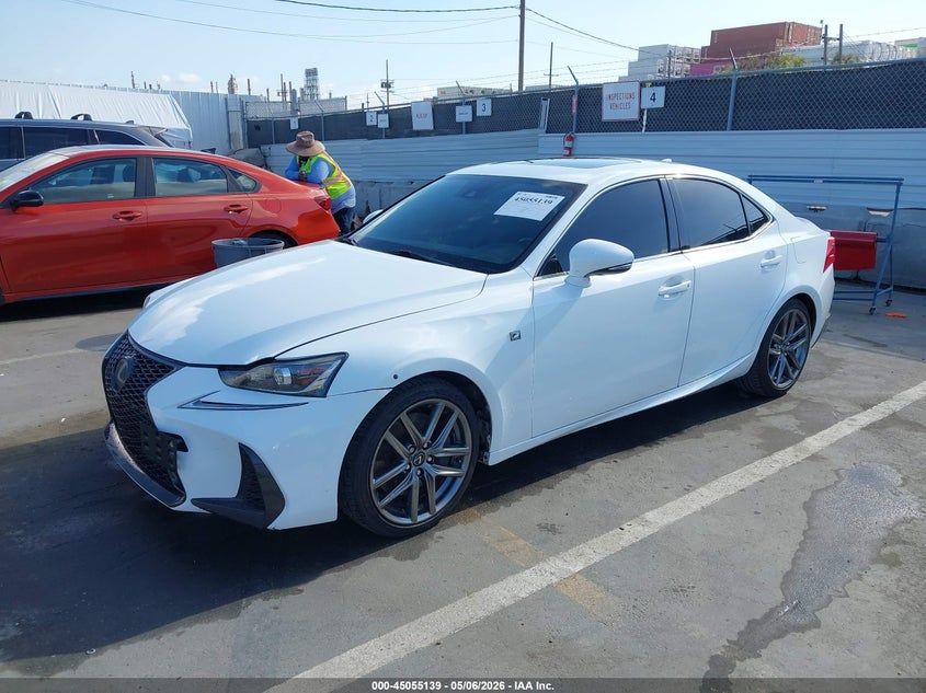 2017 Lexus Is VIN JTHBA1D23H5047723 IAAI salvage auction — SIDE, Salvage (California), sold $6,400 on 2026-07-12 (photo 2)