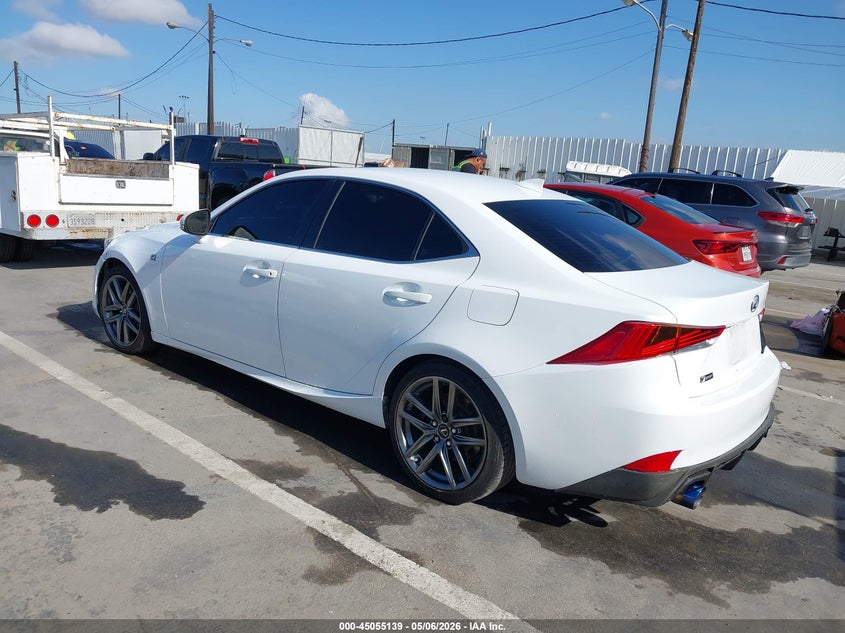 2017 Lexus Is VIN JTHBA1D23H5047723 IAAI salvage auction — SIDE, Salvage (California), sold $6,400 on 2026-07-12 (photo 3)