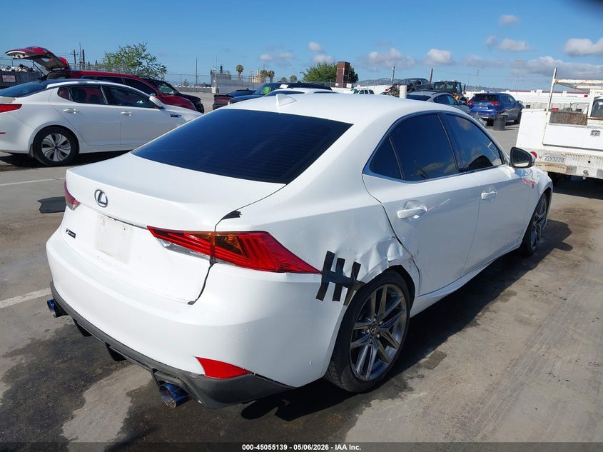 2017 Lexus Is VIN JTHBA1D23H5047723 IAAI salvage auction — SIDE, Salvage (California), sold $6,400 on 2026-07-12 (photo 4)