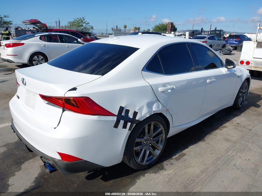 2017 Lexus Is VIN JTHBA1D23H5047723 IAAI salvage auction — SIDE, Salvage (California), sold $6,400 on 2026-07-12 (photo 6)