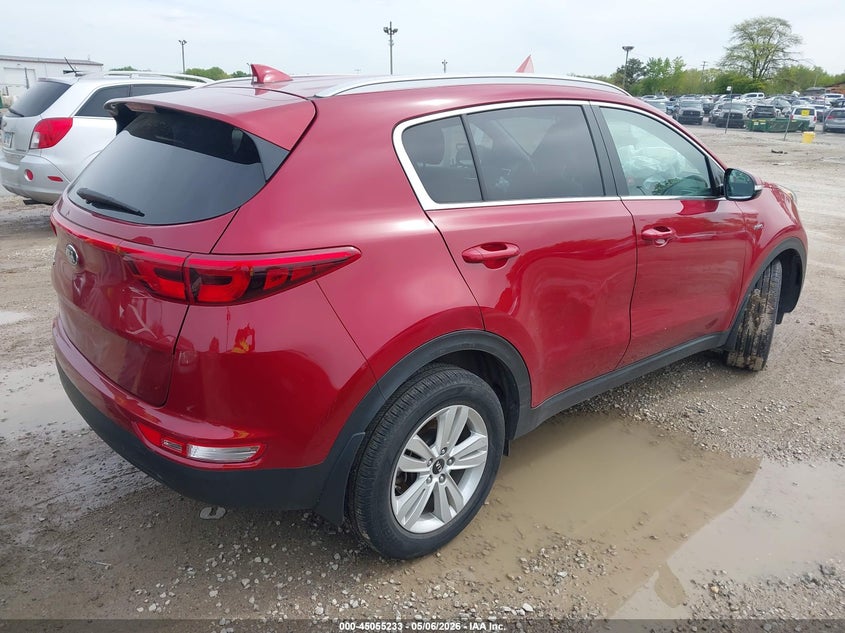 2018 Kia Sportage VIN KNDPMCAC5J7417166 IAAI salvage auction — FRONT END, Salvage (Illinois), sold $2,450 on 2026-07-14 (photo 4)