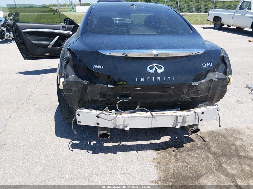 2015 Infiniti Q60 VIN JN1CV6ELXFM890712 IAAI salvage auction — REAR END, Salvage (Missouri), sold $3,850 on 2026-07-16 (photo 6)