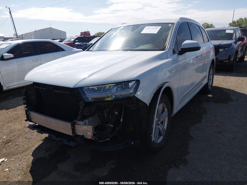 2019 Audi Q7 VIN WA1LHAF74KD027093 IAAI salvage auction — FRONT END, Clear (Indiana), sold $9,500 on 2026-07-18 (photo 2)