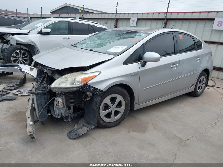 2014 Toyota Prius VIN JTDKN3DU4E1748311 IAAI salvage auction — FRONT END, Salvage (Texas), sold $425 on 2026-07-21 (photo 2)