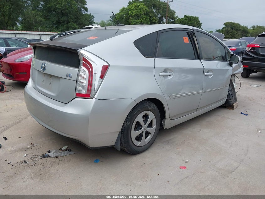 2014 Toyota Prius VIN JTDKN3DU4E1748311 IAAI salvage auction — FRONT END, Salvage (Texas), sold $425 on 2026-07-21 (photo 4)