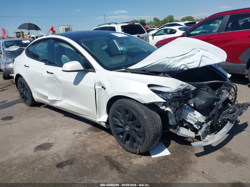 2018 Tesla Model 3 VIN 5YJ3E1EB5JF086438 IAAI salvage auction — FRONT END, Salvage (Utah), sold $3,150 on 2026-07-23 (photo 1)