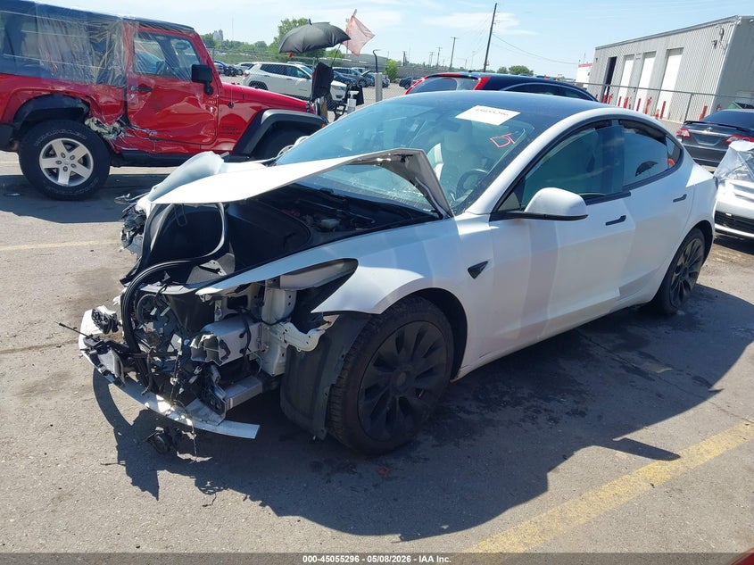 2018 Tesla Model 3 VIN 5YJ3E1EB5JF086438 IAAI salvage auction — FRONT END, Salvage (Utah), sold $3,150 on 2026-07-23 (photo 2)