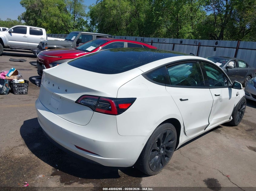 2018 Tesla Model 3 VIN 5YJ3E1EB5JF086438 IAAI salvage auction — FRONT END, Salvage (Utah), sold $3,150 on 2026-07-23 (photo 4)