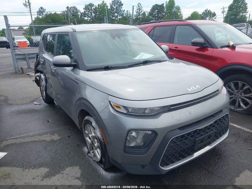 2022 Kia Soul VIN KNDJ23AU1N7805439 IAAI salvage auction — RIGHT SIDE, Salvage (North Carolina), sold $3,050 on 2026-07-06 (photo 1)