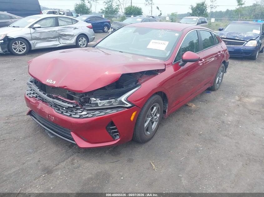 2023 Kia K5 VIN 5XXG14J25PG195055 IAAI salvage auction — FRONT & REAR, Certificate Of Destruction (Florida), sold $2,300 on 2026-07-28 (photo 2)