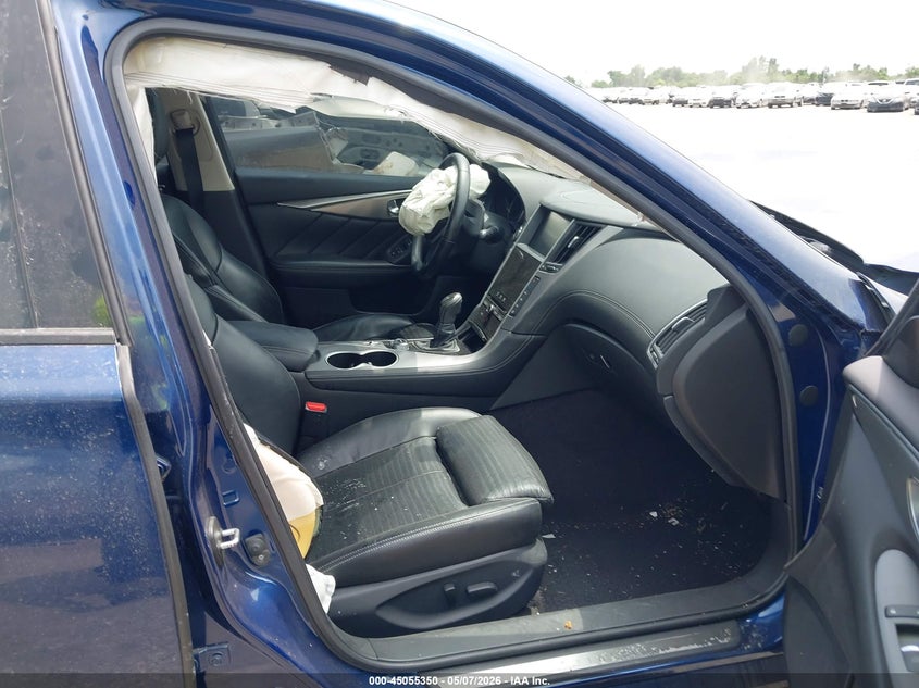 2018 Infiniti Q50 VIN JN1EV7APXJM364502 IAAI salvage auction — FRONT END, Salvage (Texas), sold $600 on 2026-07-29 (photo 5)