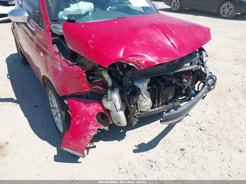 2012 Fiat 500 VIN 3C3CFFER4CT130459 IAAI salvage auction — FRONT END, Salvage (Montana), sold $350 on 2026-08-12 (photo 6)