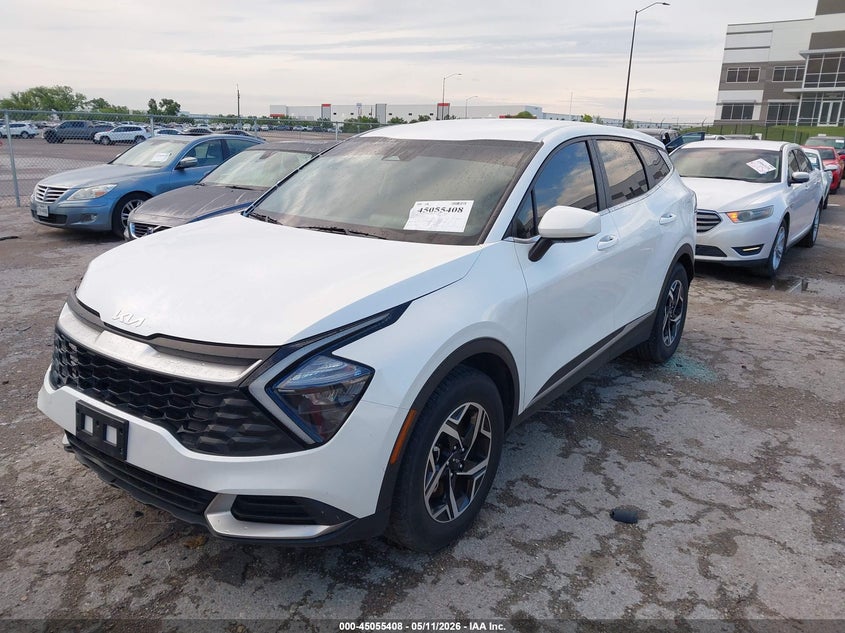 2023 Kia Sportage VIN KNDPU3AF3P7160706 IAAI salvage auction — RIGHT FRONT, Salvage (Texas), sold $7,750 on 2026-07-14 (photo 2)