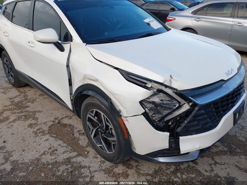 2023 Kia Sportage VIN KNDPU3AF3P7160706 IAAI salvage auction — RIGHT FRONT, Salvage (Texas), sold $7,750 on 2026-07-14 (photo 6)