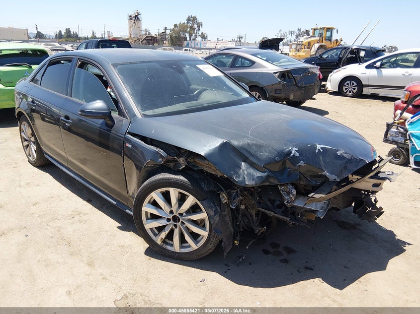 2018 Audi A4 VIN WAUKMAF41JA222763 IAAI salvage auction — FRONT END, Salvage (California), sold $425 on 2026-07-08 (photo 1)
