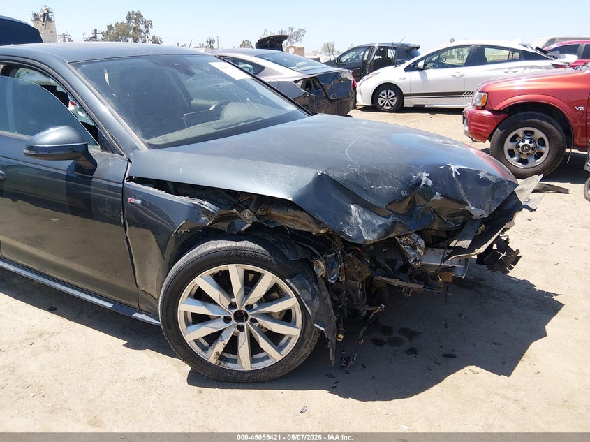 2018 Audi A4 VIN WAUKMAF41JA222763 IAAI salvage auction — FRONT END, Salvage (California), sold $425 on 2026-07-08 (photo 6)