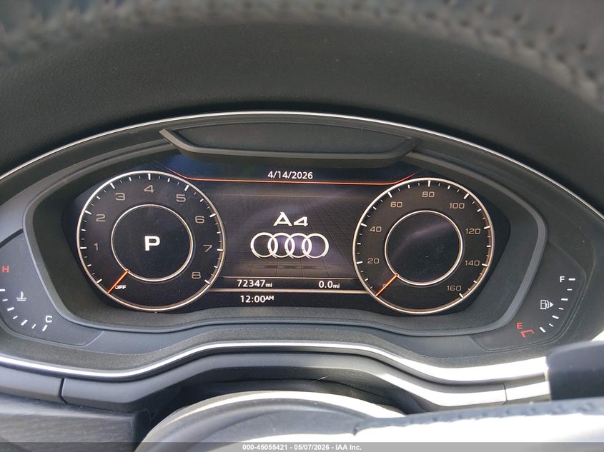 2018 Audi A4 VIN WAUKMAF41JA222763 IAAI salvage auction — FRONT END, Salvage (California), sold $425 on 2026-07-08 (photo 7)