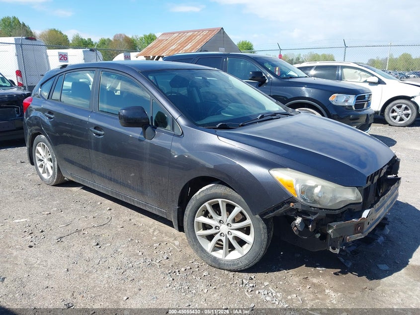2014 Subaru Impreza VIN JF1GPAB62E8266359 IAAI salvage auction — FRONT END, Salvage (Idaho), sold $450 on 2026-07-09 (photo 1)