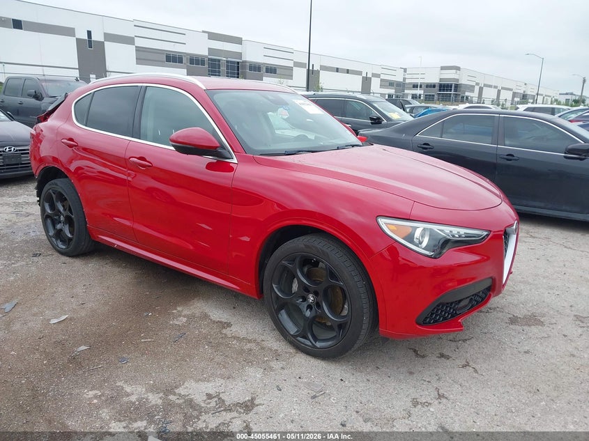 2020 Alfa romeo Stelvio VIN ZASPAKBN7L7C92331 IAAI salvage auction — REAR END, Salvage (Texas), sold $6,600 on 2026-08-11 (photo 1)