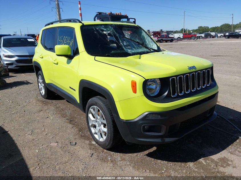 2017 Jeep Renegade VIN ZACCJBBB3HPF30201 IAAI salvage auction — ROOF, Salvage (Indiana), sold $3,275 on 2026-09-16 (photo 1)