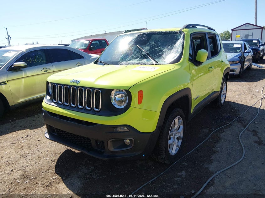 2017 Jeep Renegade VIN ZACCJBBB3HPF30201 IAAI salvage auction — ROOF, Salvage (Indiana), sold $3,275 on 2026-09-16 (photo 2)