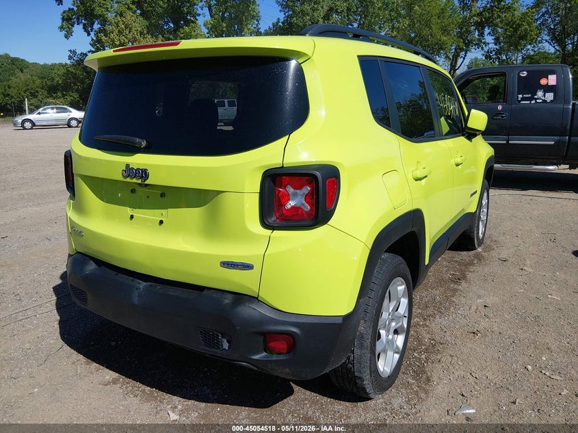 2017 Jeep Renegade VIN ZACCJBBB3HPF30201 IAAI salvage auction — ROOF, Salvage (Indiana), sold $3,275 on 2026-09-16 (photo 4)