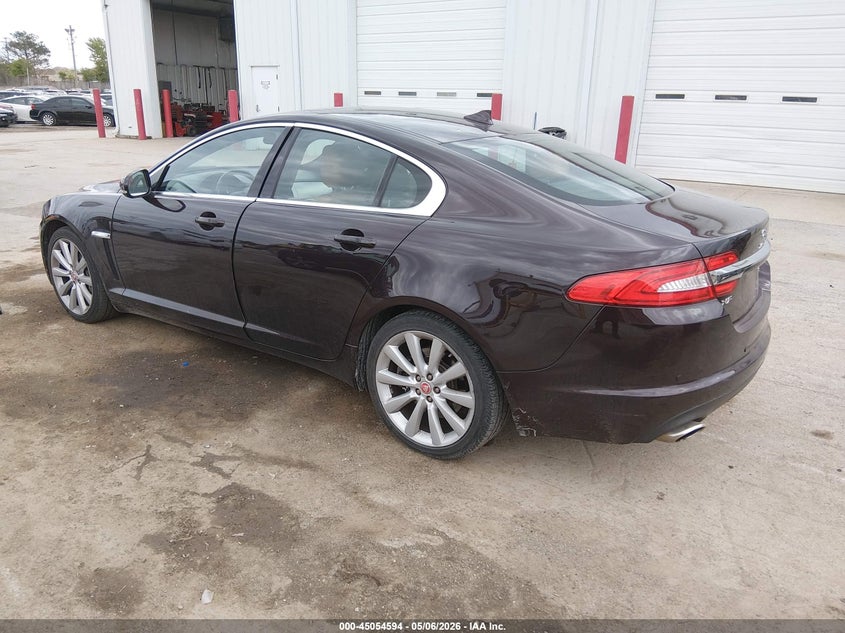 2014 Jaguar Xf VIN SAJWJ0EF7E8U10874 IAAI salvage auction — LEFT FRONT, Salvage (Illinois), sold $1,850 on 2026-07-14 (photo 3)