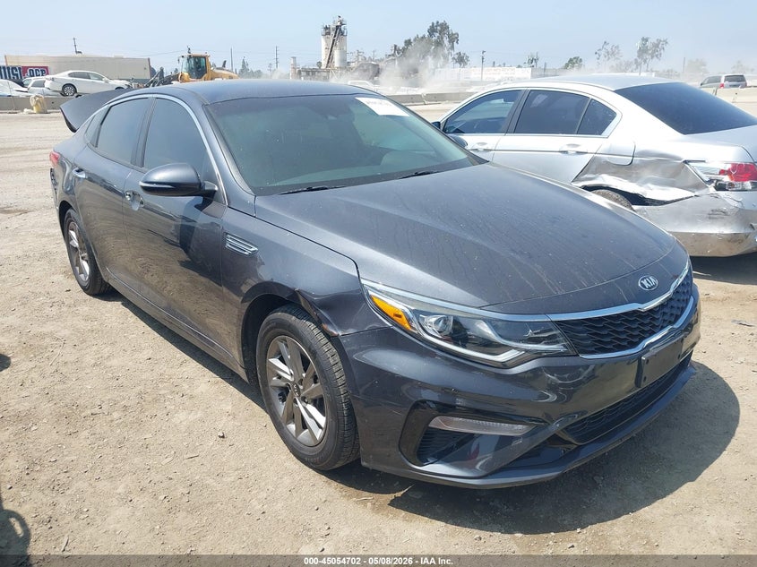 2019 Kia Optima VIN 5XXGT4L3XKG317384 IAAI salvage auction — REAR END, Salvage (California), sold $1,850 on 2026-07-15 (photo 1)