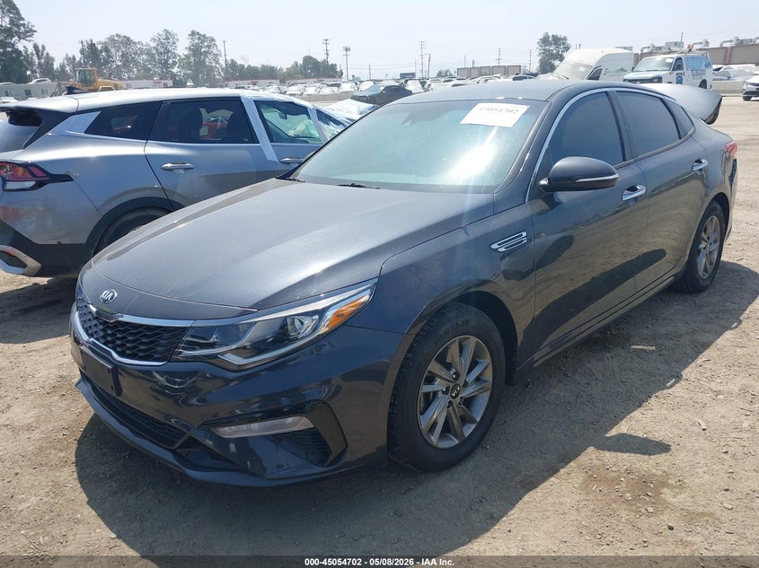 2019 Kia Optima VIN 5XXGT4L3XKG317384 IAAI salvage auction — REAR END, Salvage (California), sold $1,850 on 2026-07-15 (photo 2)