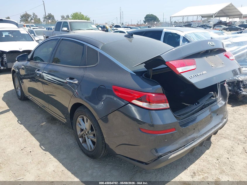 2019 Kia Optima VIN 5XXGT4L3XKG317384 IAAI salvage auction — REAR END, Salvage (California), sold $1,850 on 2026-07-15 (photo 3)