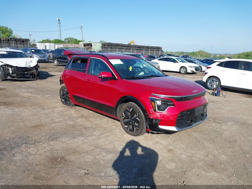 2023 Kia Niro VIN KNDCR3L10P5050645 IAAI salvage auction — REAR END, Certificate Of Destruction (Florida), sold $3,650 on 2026-07-10 (photo 1)