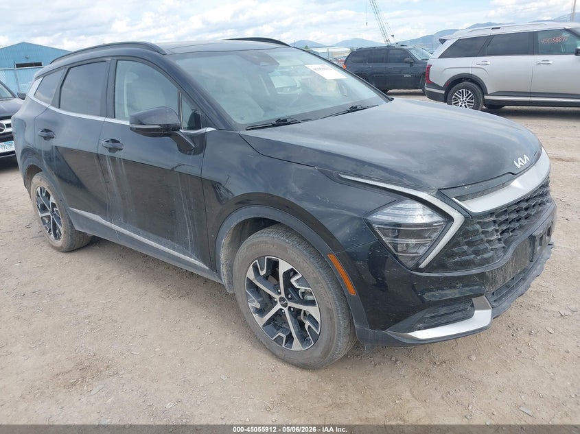 2025 Kia Sportage VIN 5XYK3CDF3SG274709 IAAI salvage auction — LEFT SIDE, Salvage (Montana), sold $8,450 on 2026-07-29 (photo 1)