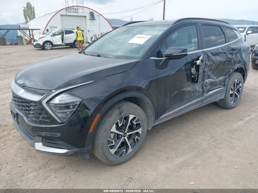 2025 Kia Sportage VIN 5XYK3CDF3SG274709 IAAI salvage auction — LEFT SIDE, Salvage (Montana), sold $8,450 on 2026-07-29 (photo 2)