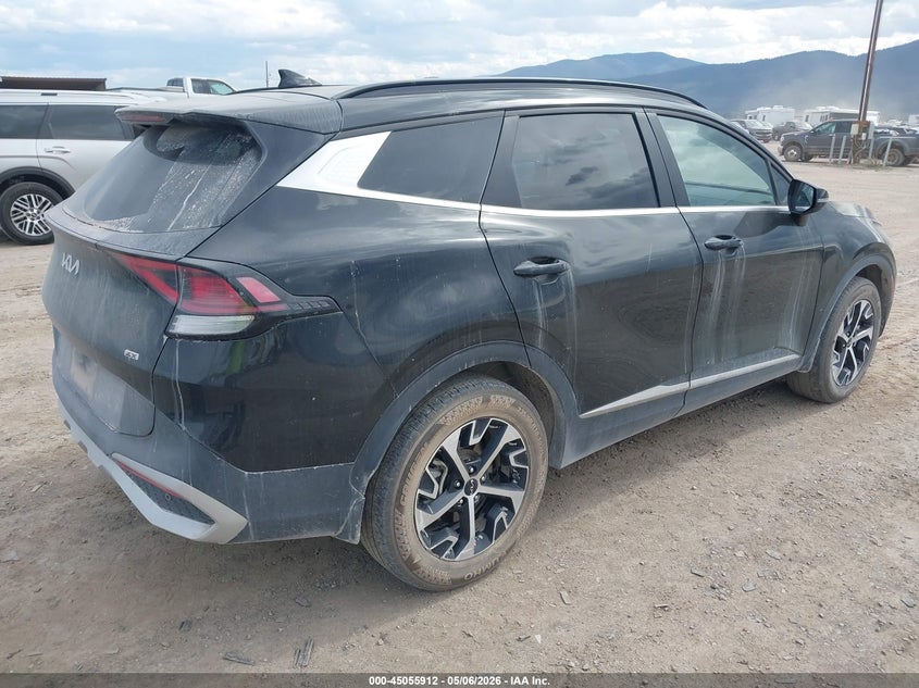 2025 Kia Sportage VIN 5XYK3CDF3SG274709 IAAI salvage auction — LEFT SIDE, Salvage (Montana), sold $8,450 on 2026-07-29 (photo 4)