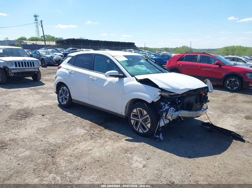 2023 Hyundai Kona VIN KM8K23AG5PU190876 IAAI salvage auction — FRONT END, Certificate Of Destruction (Florida), sold $3,050 on 2026-07-10 (photo 1)
