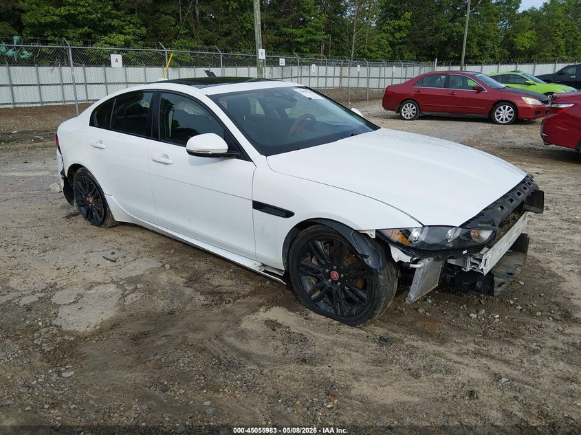 2018 Jaguar Xe VIN SAJAE4FX1JCP35444 IAAI salvage auction — FRONT END, Salvage (Georgia), sold $1,150 on 2026-07-09 (photo 1)