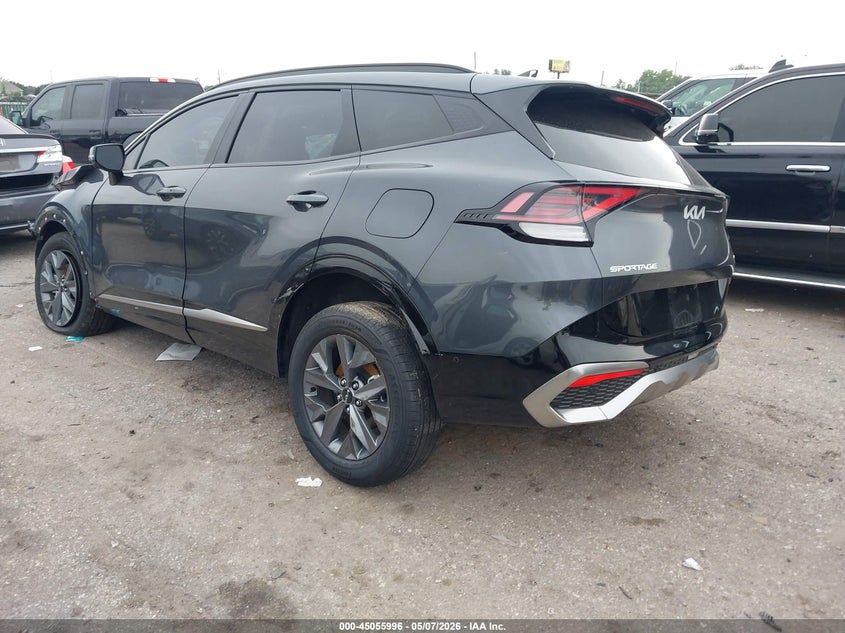 2025 Kia Sportage hybrid VIN KNDPXCDG7S7200306 IAAI salvage auction — RIGHT SIDE, Salvage (Texas), sold $6,800 on 2026-07-15 (photo 3)