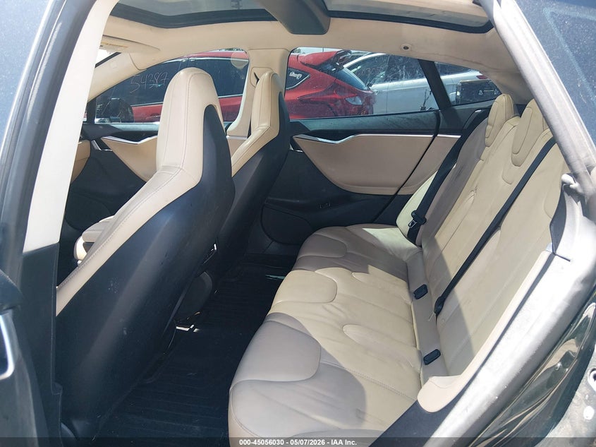 2013 Tesla Model s VIN 5YJSA1CN7DFP06019 IAAI salvage auction — FRONT & REAR, Salvage (Colorado), sold $2,225 on 2026-07-30 (photo 8)