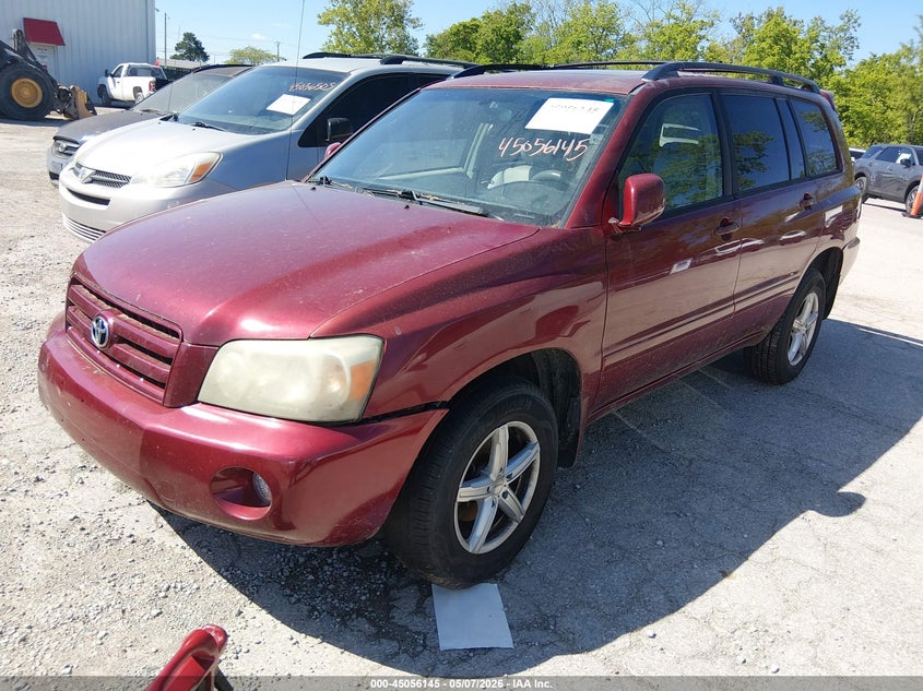 2007 Toyota Highlander VIN JTEHP21A070194312 IAAI salvage auction — NORMAL WEAR, Original (Kentucky), sold $400 on 2026-07-06 (photo 2)