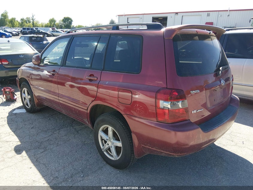 2007 Toyota Highlander VIN JTEHP21A070194312 IAAI salvage auction — NORMAL WEAR, Original (Kentucky), sold $400 on 2026-07-06 (photo 3)