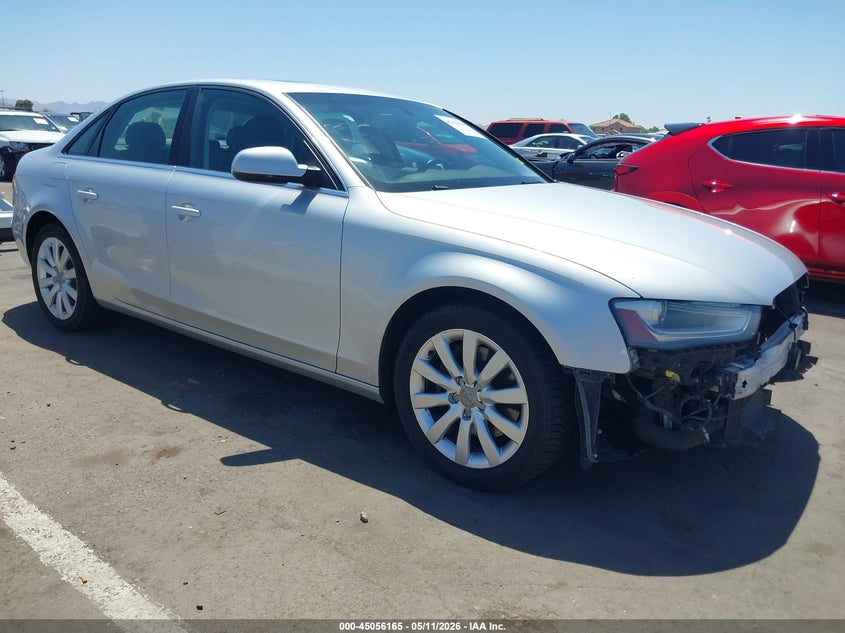 2013 Audi A4 VIN WAUBFAFL3DA161244 IAAI salvage auction — FRONT END, Salvage (Arizona), sold $700 on 2026-07-07 (photo 1)