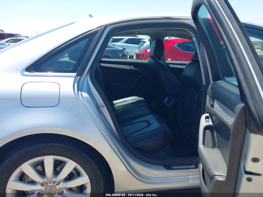 2013 Audi A4 VIN WAUBFAFL3DA161244 IAAI salvage auction — FRONT END, Salvage (Arizona), sold $700 on 2026-07-07 (photo 8)